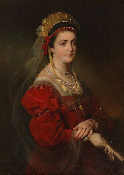 Friedrich von Amerling Portrait of Marie Paterno